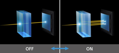 Optical variable low-pass filter