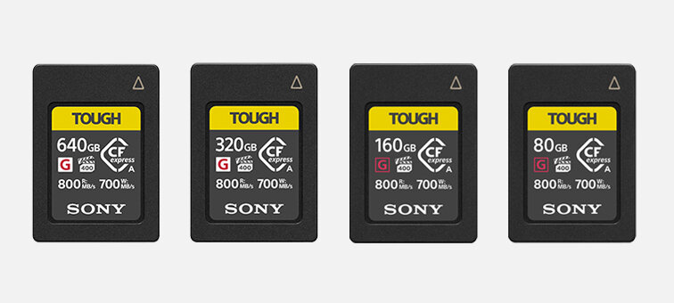 CFexpress Type A G-Series Memory Card - 80GB — The Sony Shop