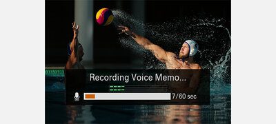 Dedicated microphone for clear voice memos