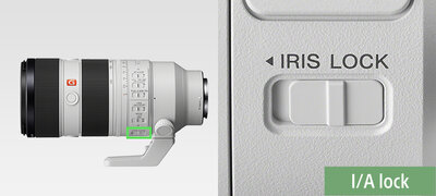 Iris lock stops unwanted exposure shifts
