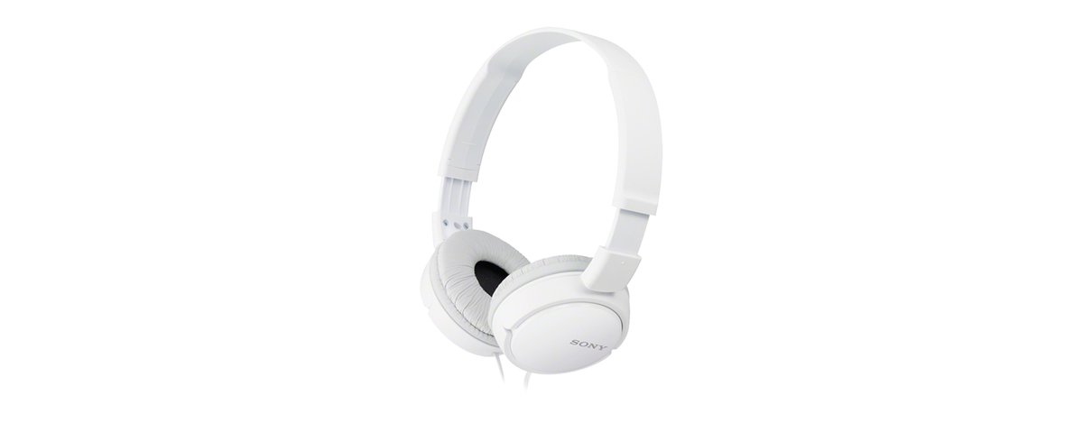 Sony MDR-ZX110 - ZX Series - headphones - on-ear - wired - 3.5 mm jack -  white