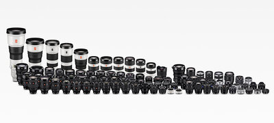 An extensive range of expressive E-mount lenses