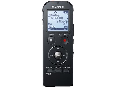 ICD-UX533 3-in-1 stereo voice recorder, music player, and USB