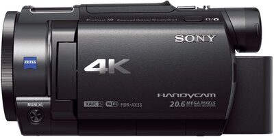 Caméscope Handycam<sup>MD</sup> AX33 4K avec capteur CMOS Exmor R<sup>MD</sup>