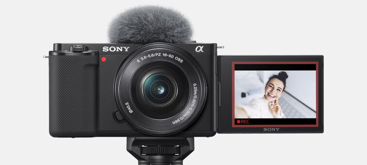Sony APS-C Alpha ZV-E10 Mirrorless Vlog Camera (Body Only, White