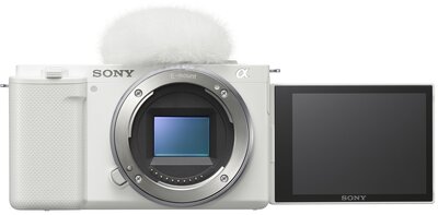 Sony ZV-E10 Mirrorless Camera,White w/GP-VPT3 Shooting Grip,Tripod