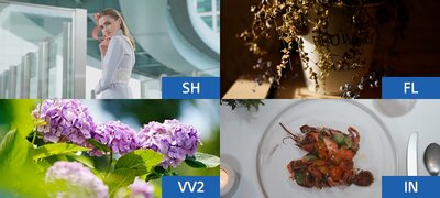 Creative Look feature to set the mood and atmosphere