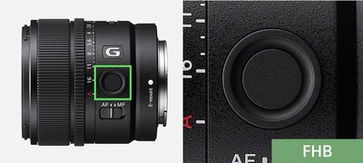 Customizable focus hold button