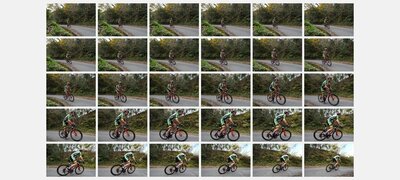 Continuous shooting at up to 30 fps