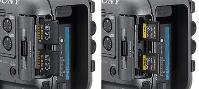 Two CFexpress Type A-compatible media slots