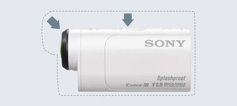 Sony Action Cam Mini HDR-AZ1 - Action camera - 1080p - 16.8 MP