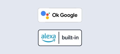 Google Assistant and Alexa compatible