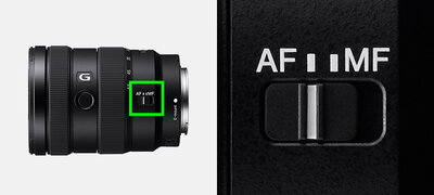 Focus mode switch