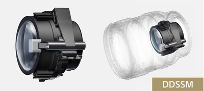 High-power DDSSM redesigned and optimized for the lens
