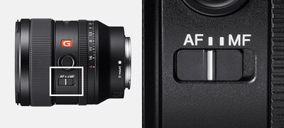 Versatile fingertip focus control