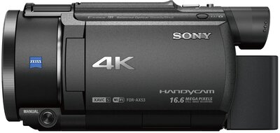 AX53 4K Handycam<sup>®</sup> with Exmor R<sup>®</sup> CMOS sensor