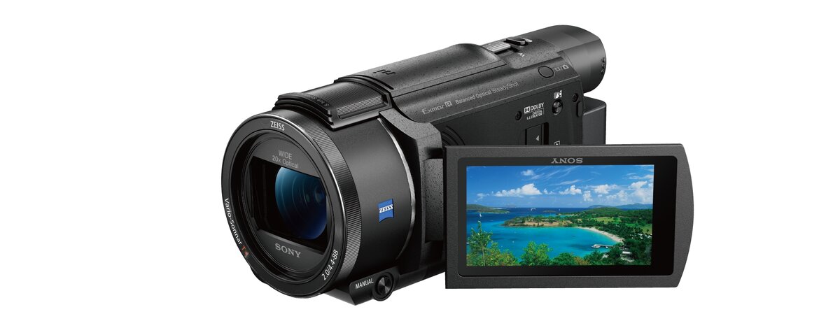 FDR-AX53/B 4K Handycam Camcorder with Exmor R CMOS sensor