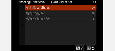 Artificial lighting flicker suppression8