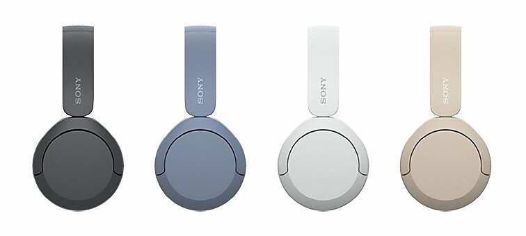  Sony WH-CH520 Wireless Headphones Bluetooth On-Ear Headset with  Microphone, White : Everything Else