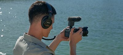 XLR connectors for high-quality external audio input