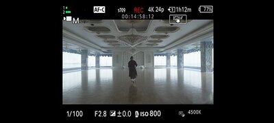 Movie standby screen