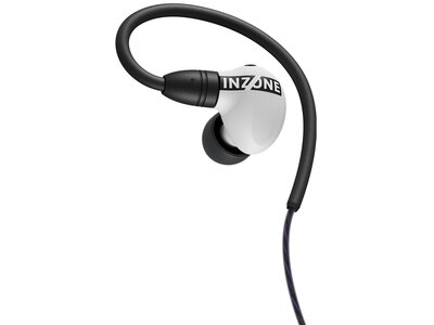 Sony INZONE E9 Wired In-Ear Monitor Earbuds for Gaming - White