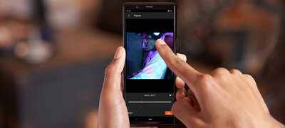 Movie Edit add-on4 trims movies and extends image stabilization