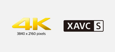 4K movie recording10/XAVC S format