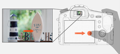 Easy, natural Touch Pad and Touch Focus