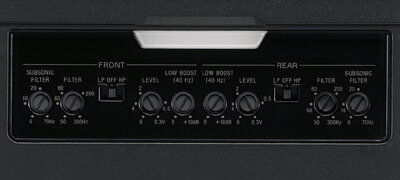 Dedicated control section for fine-tuned audio