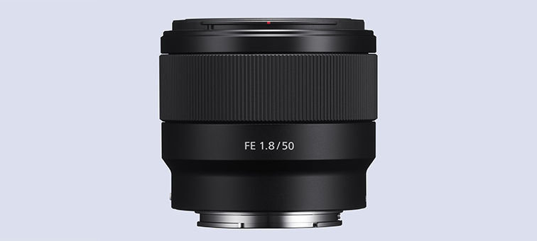 SONY FE 50MM/F1.8 BLACK LENS SEL50F18F/2