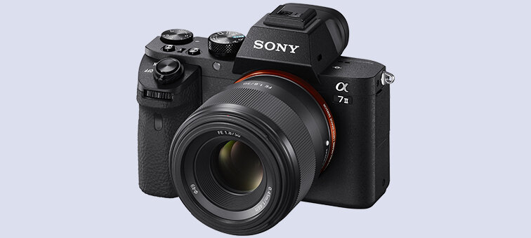 SONY FE 50MM/F1.8 BLACK LENS SEL50F18F/2