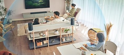 Discover wide 360 Spatial Sound with optional rear speakers from Sony1