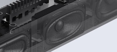 Center speaker for clear dialog
