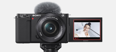 Sony Alpha ZV E10 Kit Mirrorless Vlog Camera with 16 50mm Lens
