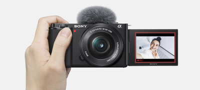 Sony Alpha ZV E10 Kit Mirrorless Vlog Camera with 16 50mm Lens