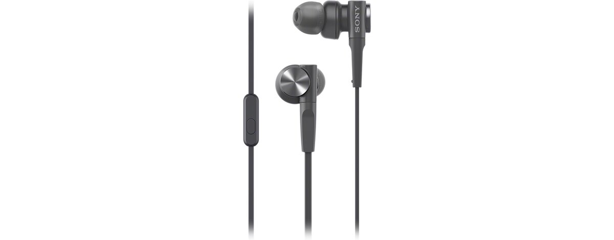 MDR-XB55AP EXTRA BASS™ In-ear Headphones (Black) — The Sony Shop