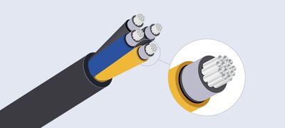 Supplied balanced-connection headphone cable