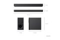slide 6 of 6, zoom in, 2.1ch soundbar with powerful wireless subwoofer | ht-sc40