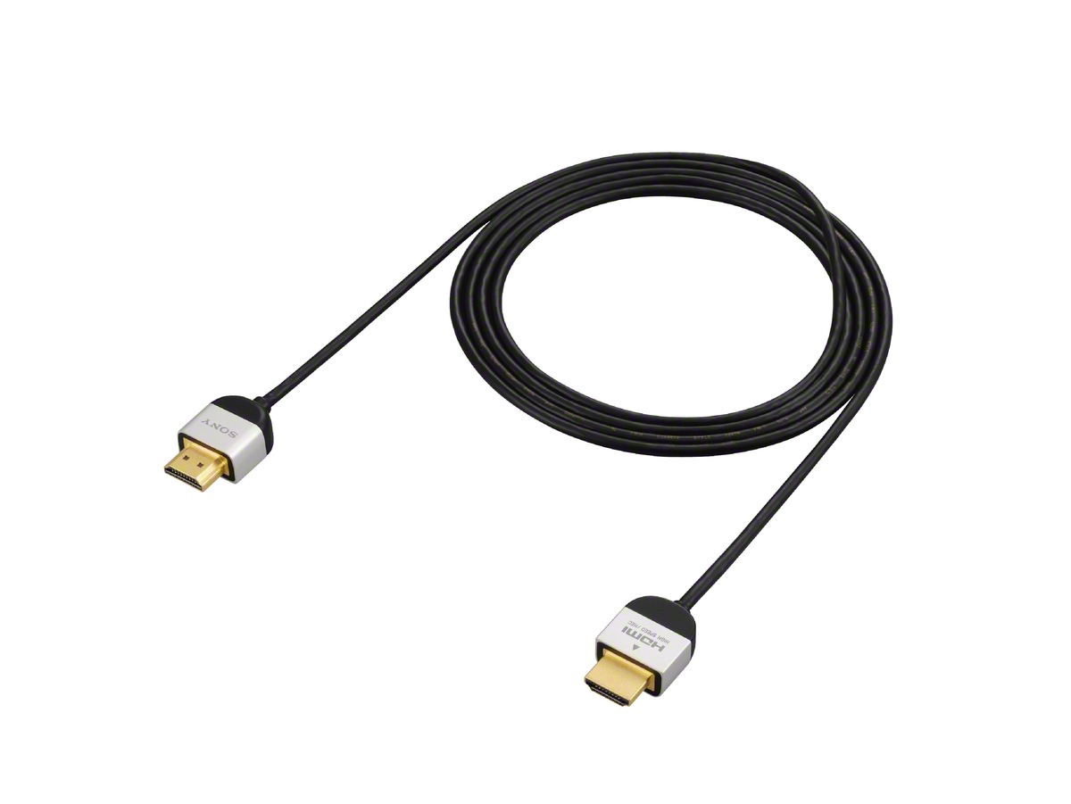 Sony DLC-HE20S Slim High Speed HDMI Cable with ETHERNET