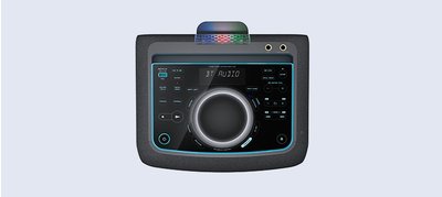 Illuminated control panel with touch keys