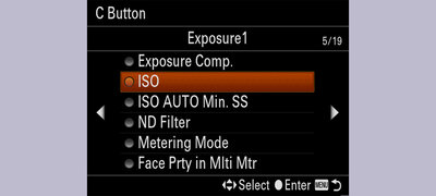 Custom button for creative convenience