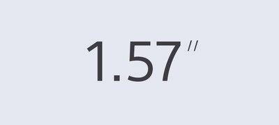 Dynamic detail with 1.57" drivers