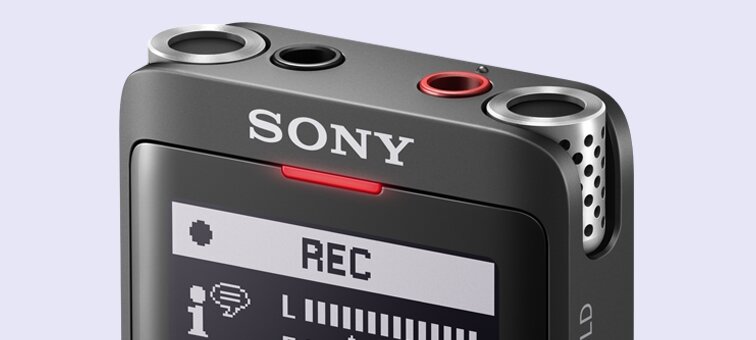 Sony UX Series Digital Voice Recorder Black ICDUX570BLK - Open Box