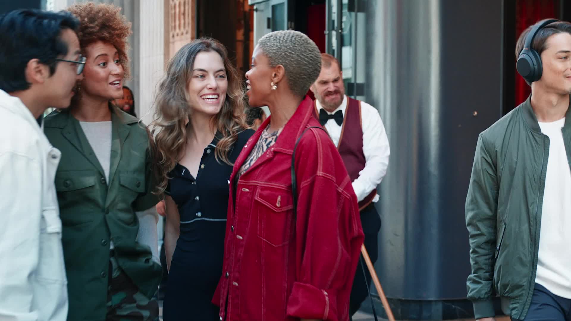 thumbnail video image 2 of Sony WH1000XM4/L Premium Noise Cancelling Wireless Over-the-Ear Headphones, 2 of 6