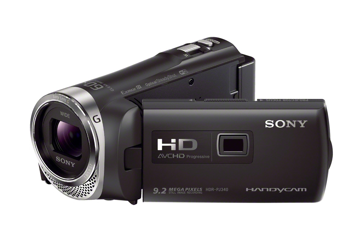 Sony HDR-PJ340/B Black HD Camcorder with 30x Optical Zoom 