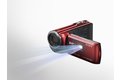 slide 7 of 7, zoom in, 16gb full hd camcorder with projector