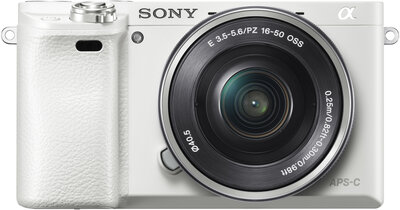 Sony α6000 ILCE-6000L 24.3 Megapixel DSLR 16-50mm lens - white