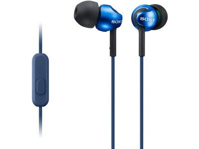 Sony MDREX110AP-B Ex Monitor in-Ear Headphones with Microphone