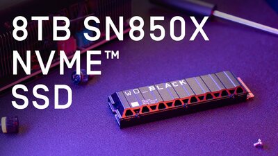 New hotsell WD_BLACK 2TB SN850X NVMe 7300 MB/S Gen.4 PCIe Gaming SSD